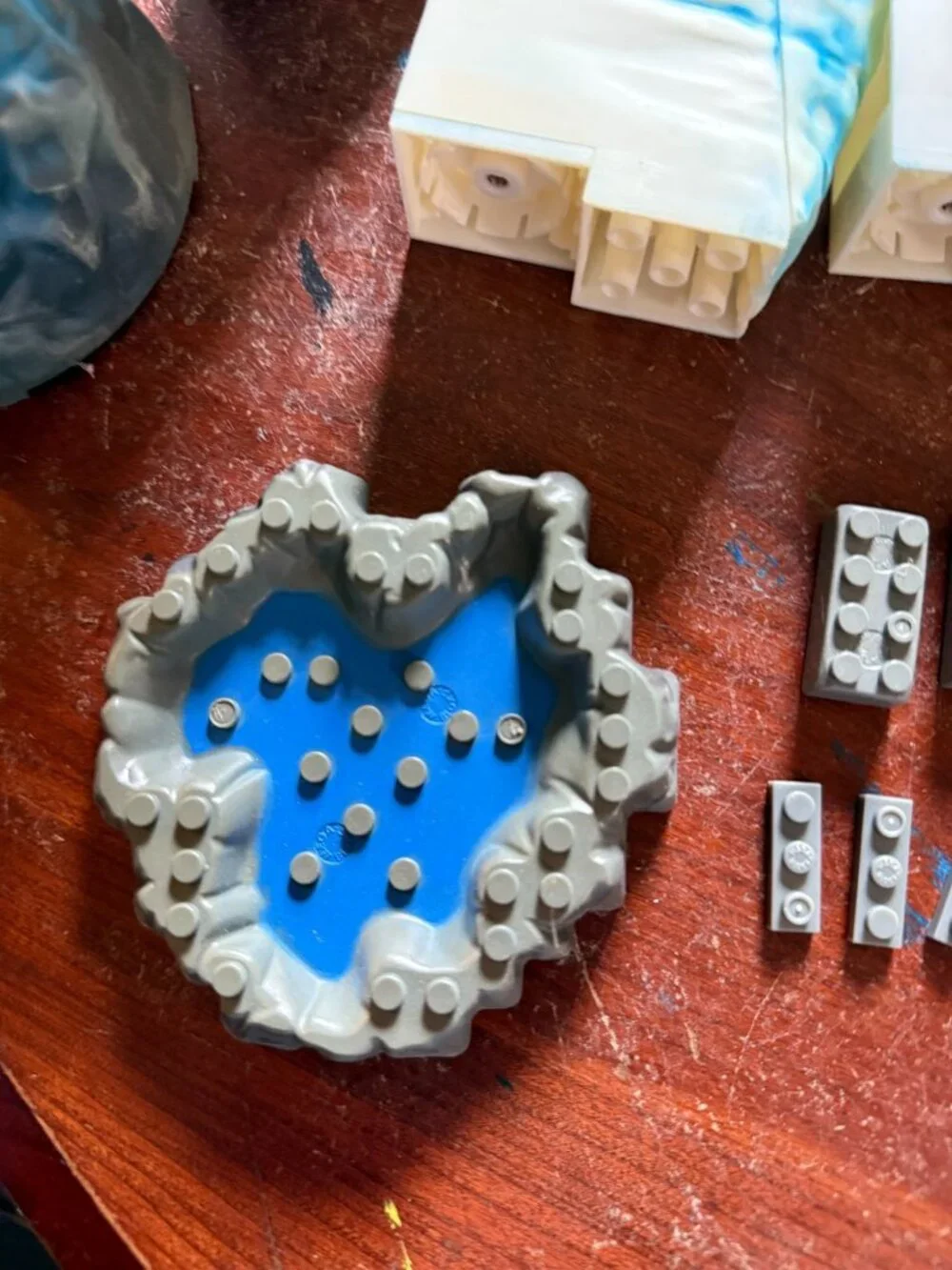 Mega Bloks Fire and Ice Dragons 9858 Replacement Parts NOT Complete READ
